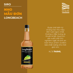 Siro Nho Mẫu Đơn LongBeach