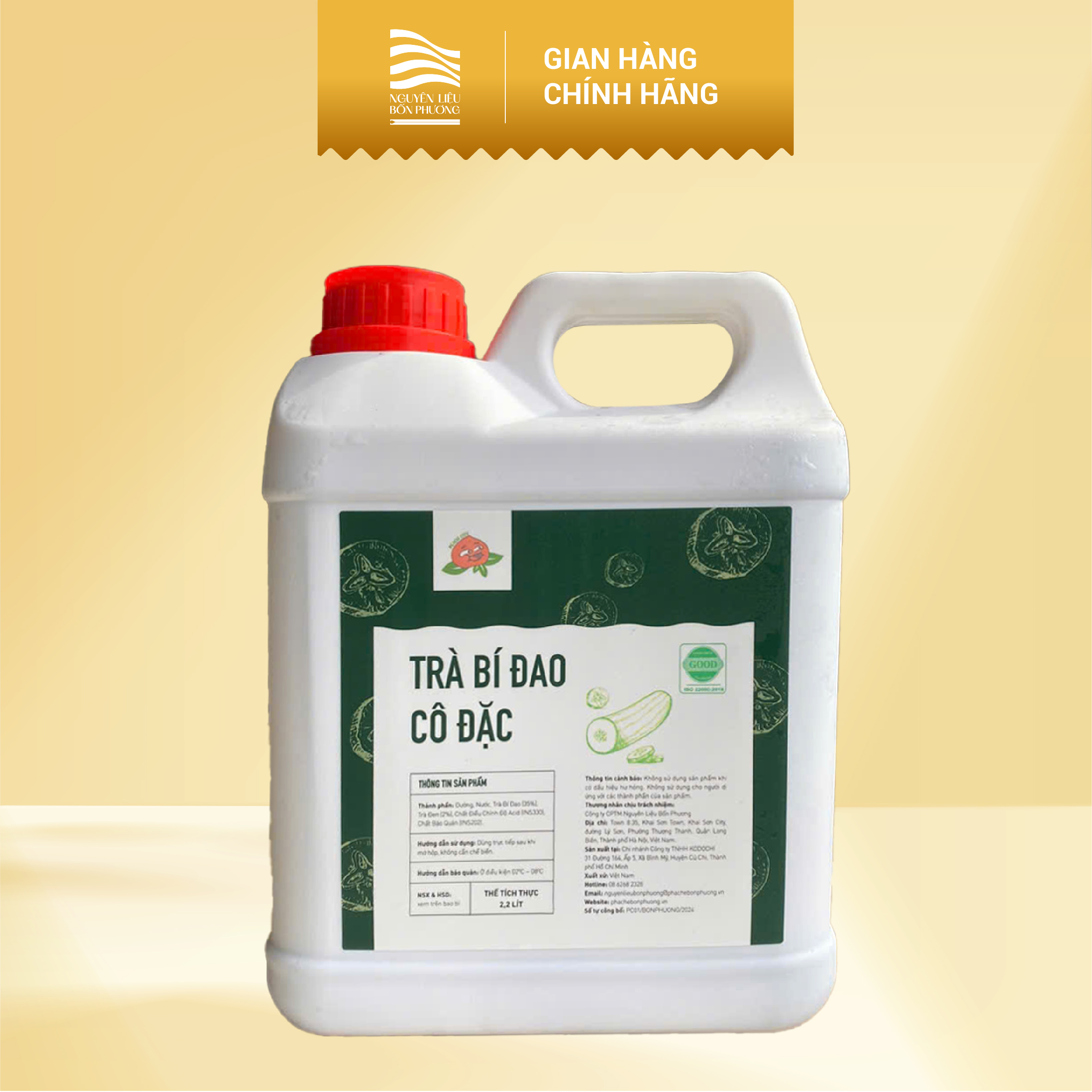 Hồng Trà Bí Đao (2200ml)