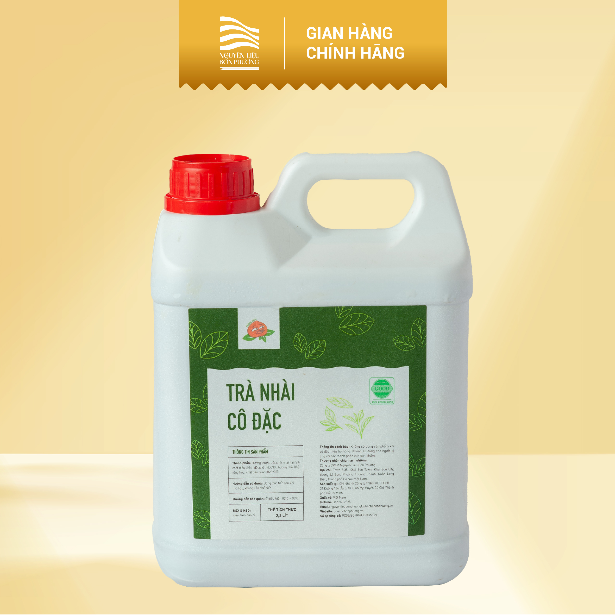 Trà Xanh Nhài Cô Đặc (2200ml)
